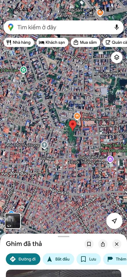 Bán 2100m đất 03 bãi cát 193 văn cao đi vào ngõ nhà thờ thư trung đằng lâm làm được bìa đỏ