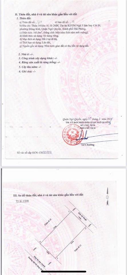 Bán đất biệt thự đường rộng 30m đường lê hồng phong quận ngô quyền giá rẻ nhất thế giới