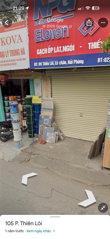 Bán mảnh đất tmdv mặt đường phố thiên lôi vĩnh niệm hải phòng 65 tỷ