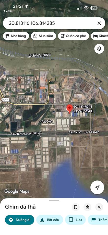Bán đất kcn nam đình vũ hải phòng 5 ha