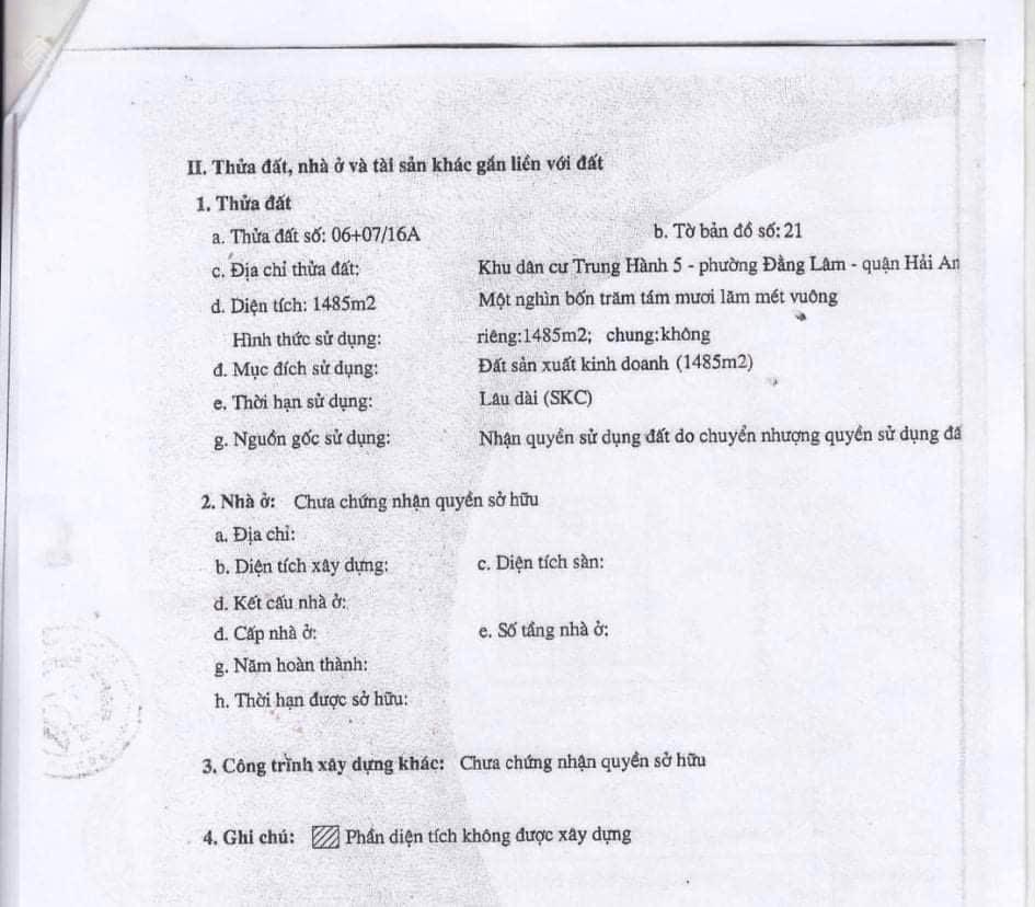 Bán đất mặt đường lê hồng phong 110 triệu/m vị trí đẹp giá siêu đặc biệt