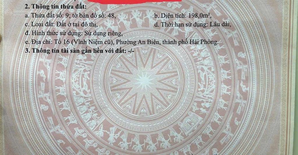 Bán đất ngang 10m mặt đường bùi viện gần vòng xuyến võ nguyên giáp,xây khách sạn nhà hàng