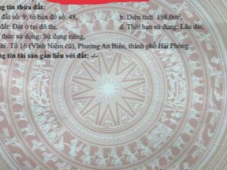 Bán đất ngang 10m mặt đường bùi viện gần vòng xuyến võ nguyên giáp,xây khách sạn nhà hàng