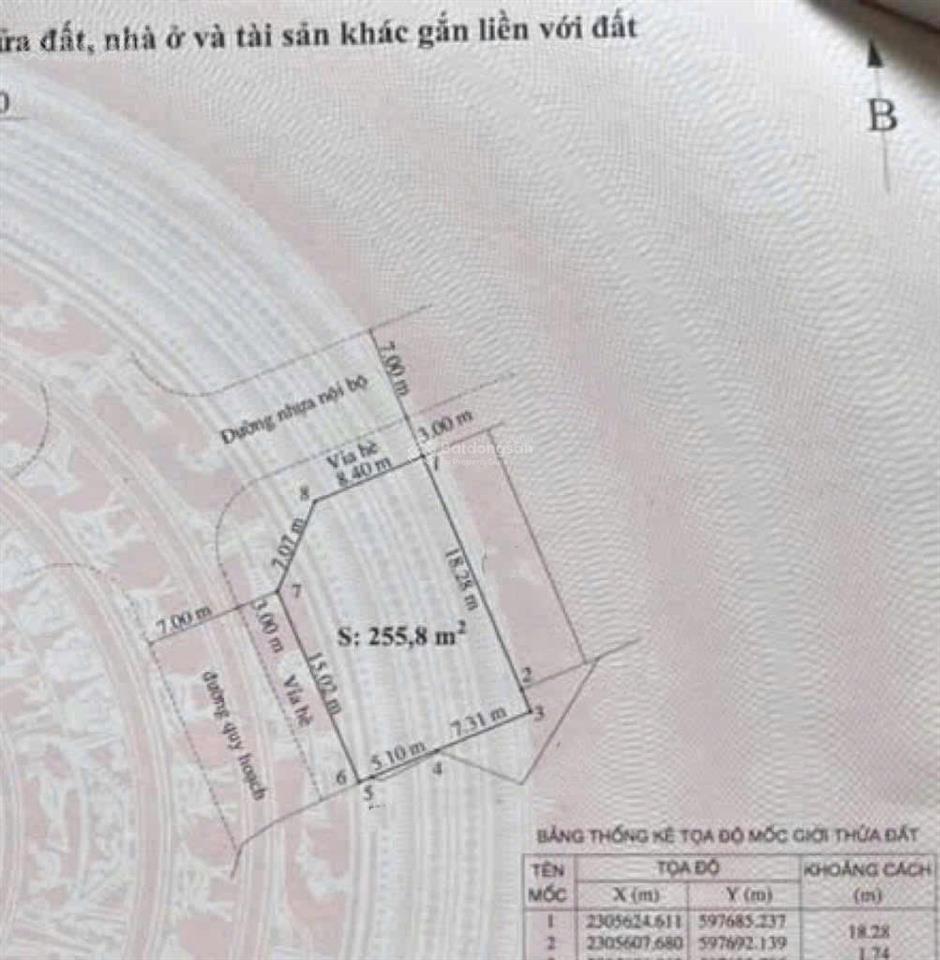 Bán lô góc biệt thự khu icc quán mau lạch tray giá 125 triệu/m2