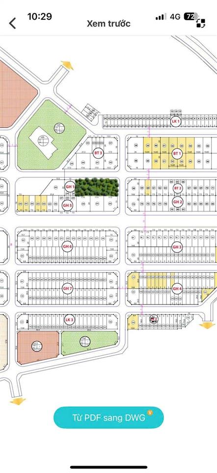 Bán lô góc biệt thự khu icc quán mau lạch tray giá 125 triệu/m2