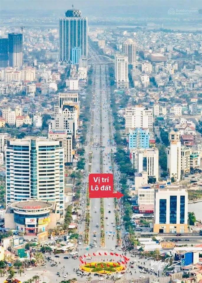 Bán 540m2 đất mặt đường lê hồng phong gần mediamart, mb bank