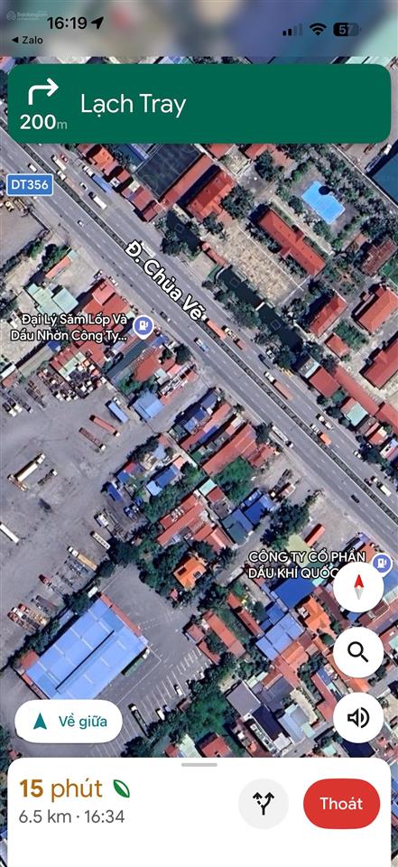 Bán bãi container 20.000m2 mặt đường chùa vẽ hải phòng 170 tỷ