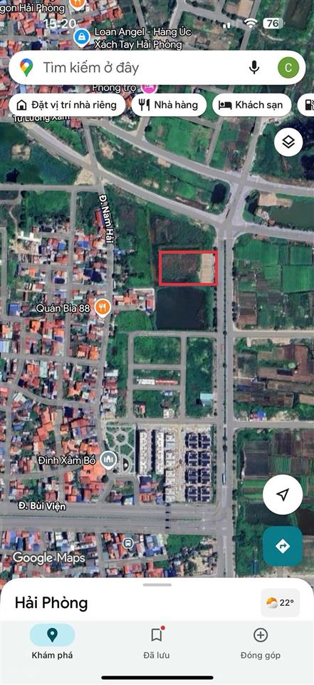 Bán 5000m2 đất 03 mặt đường rộng 40m gần bùi viện, nam hải hải an
