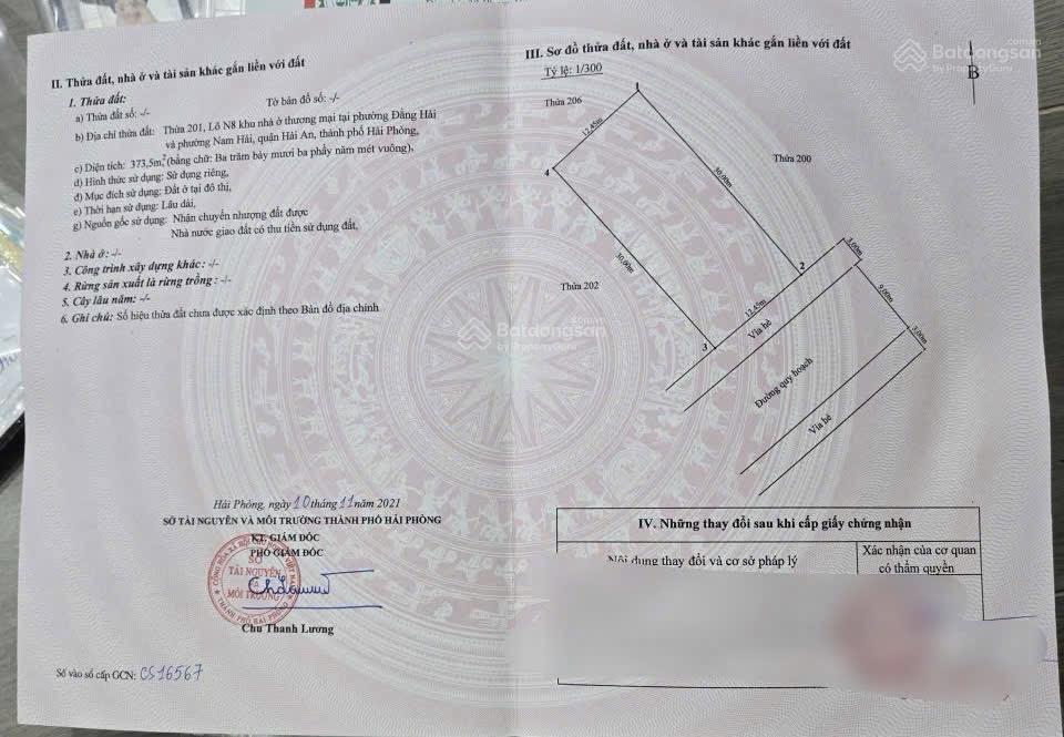 Bán đất biệt thự tđc đồng bồ hàng siêu hiếm hướng đông nam