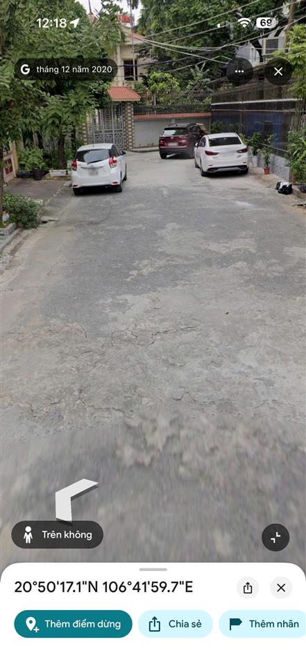 Nhanh nhanh! bán đất tuyến 2 văn cao ngõ 98 gần đồng quốc bìnhh, 85 triệu/m2