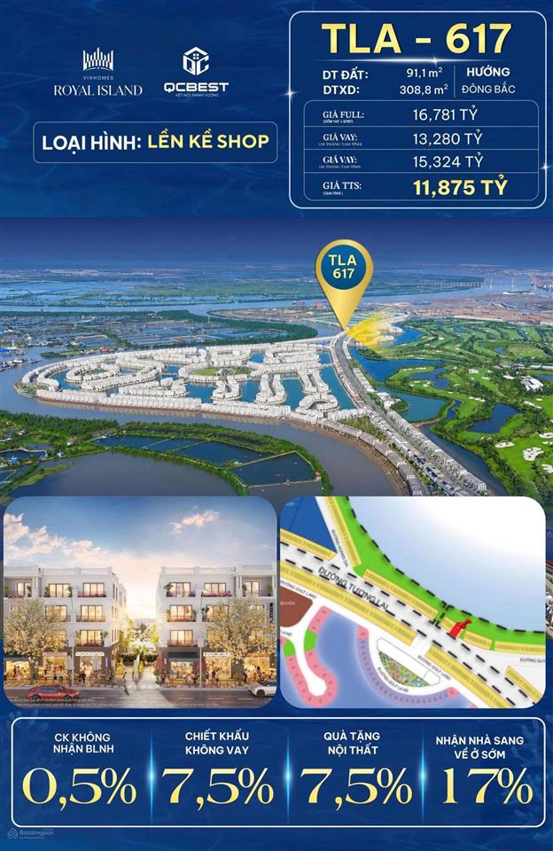 Tla617 lên kệ shop đẹp tại vinhomes vũ yên. diện tích đất 91,1m². dtxd 308,8m²
hướng đb