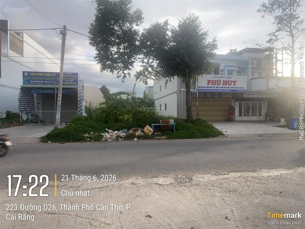Cho thuê đất tại lô 6, kdc hồng loan, 5 triệu, 120m2