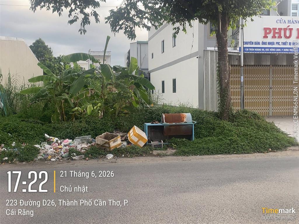 Cho thuê đất tại lô 6, kdc hồng loan, 5 triệu, 120m2