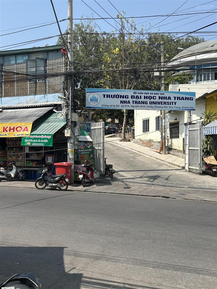 Bán đất tặng nhà  mặt tiền nguyễn đình chiểu, nha trang , vị trí vàng kinh doanh đa ngành nghề