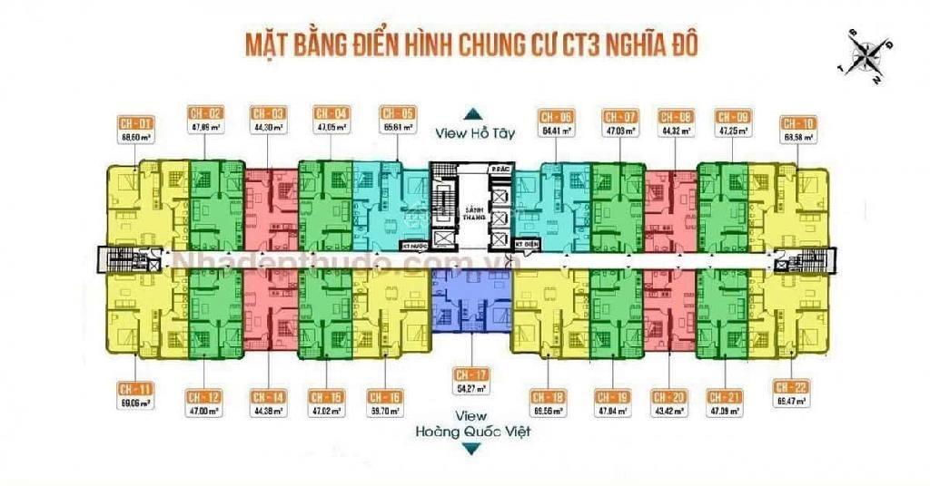 Bán căn hộ nguyên bản toà ct3, kđt nghĩa đô, 2 ngủ, 4,68 tỷ.