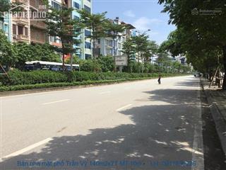Bán nhà mặt phố trần vỹ, dt80m, 55 tỷ, view hồ, 2 mặt tiền, kinh doanh.