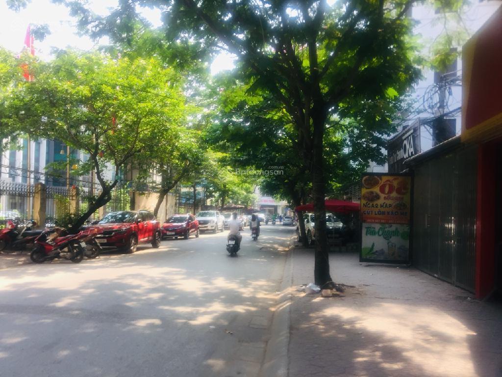 Bán nhà mặt phố nguyễn khả trạc, dt60m, 5 tầng, lô góc kinh doanh, ô tô tránh, vỉa hè.