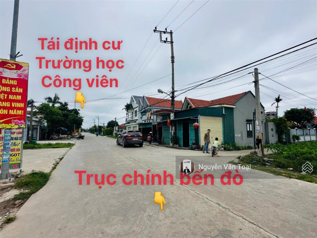 Đất trục chính khu 12 đường hồng phong kết nối trục 51m dư án vinhomes