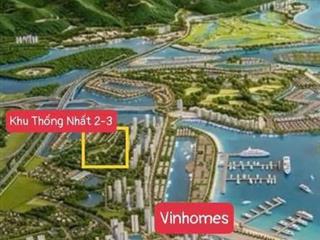 Lô góc thống nhất 2 đẹp như hoa hậu ngọc chinh 342m trục thông vinhomes