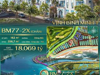 Bán song lập 162m bình minh 7728 tại vinhomes global gate hạ long xanh