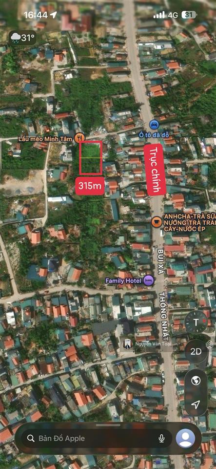 Bán 315m mặt tiền 15m gần vinhomes khu dân cư phố bùi xá tân an hà an hơn 4 tỷ