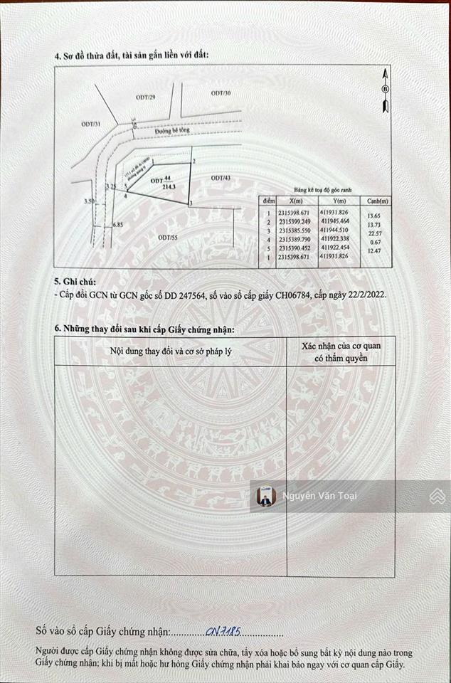 Bán lô góc hoàng tân nằm trong lõi dự án vinhomes diện tích 214m full thổ cư
