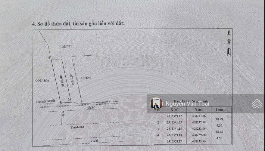 Bán đất trục chính kinh doanh đường vào vinhomes diện tích 81m2, mặt tiền 4,5m