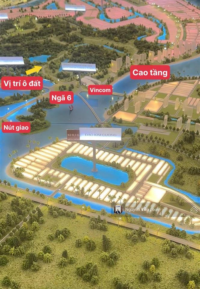 Bán đất trục chính kinh doanh gần ngay ngã 6 sát vincom trục kết nối đường đại lộ 61m vinhomes