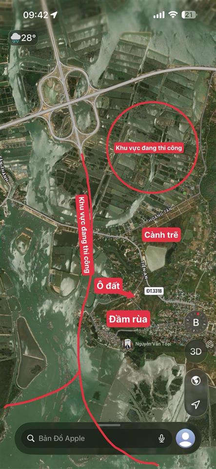Đầm rùa hoàng tân 250m2 giá tốt