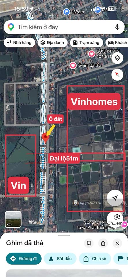 Bán đất đấu giá trục chính khu 12 hà an ngày ngã 4 đường 51m dự án vinhomes để đầu tư
