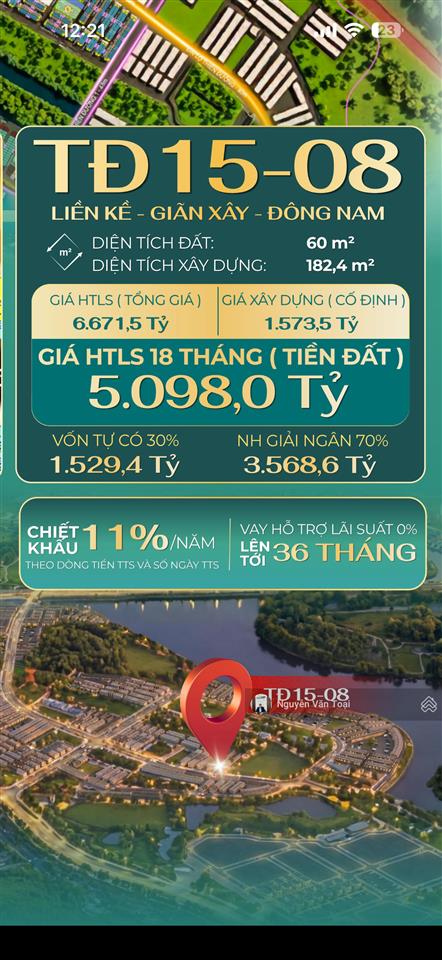 Liền kề vinhomes hạ long xanh thiên đường 60m2