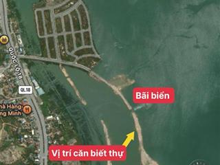 Biệt thự song lập 162m2 diện tích xây 373,1m2 tại vịnh bình minh hạ long xanh