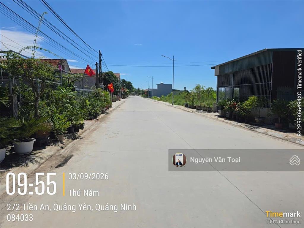 Trục chính khu 14 hà an gần vin, gần khu công nghiệp