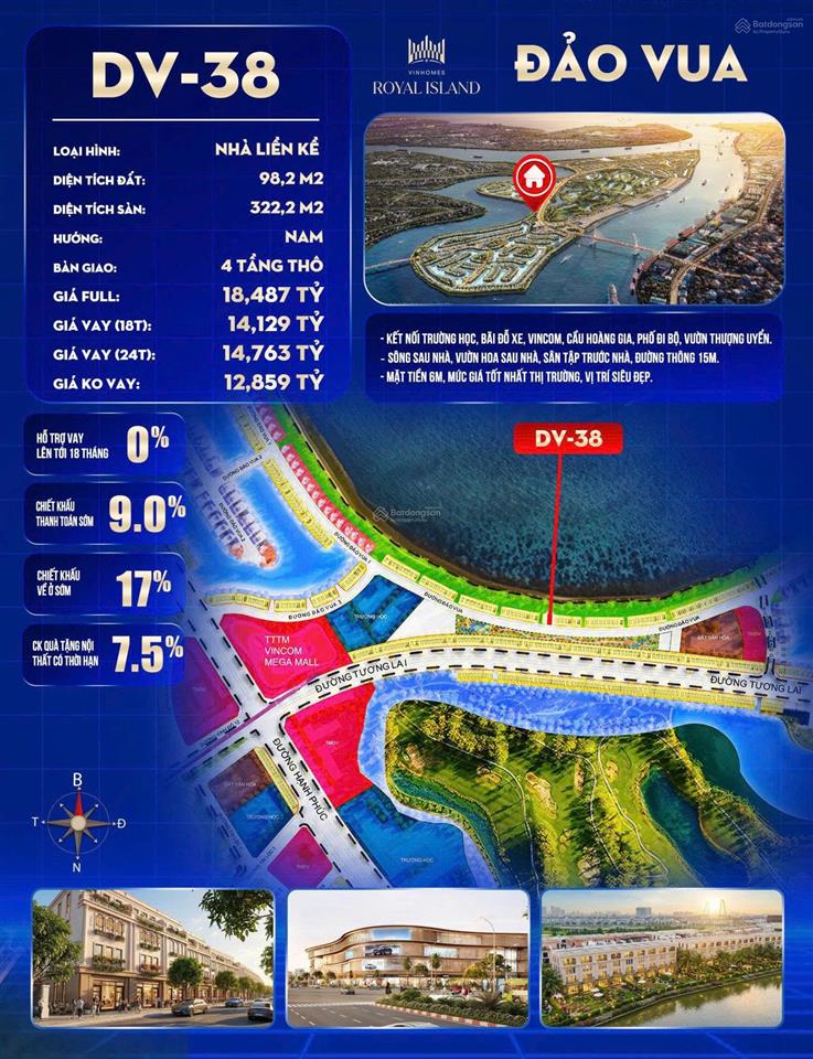 Hot nhất đảo vua  dv38 vinhomes royal island