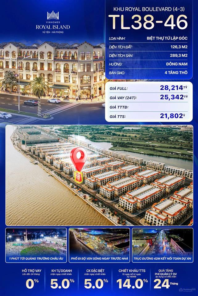 Tài lộc 3846 căn tứ lập mặt sông vip góc tứ lập số nhà đẹp giá lại rất êm  0977 905 ***