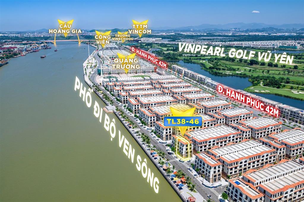 Tài lộc 3846 căn tứ lập mặt sông vip góc tứ lập số nhà đẹp giá lại rất êm  0977 905 ***
