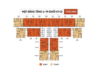 Siêu phẩm chung cư phía tây giá chỉ 7xtr/m2, hinode royal park