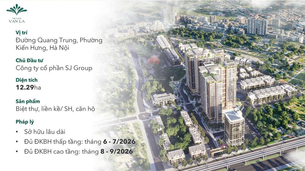 Vốn chỉ 15% tương ứng 800tr cho căn 2pn 70m2 , mặt đường quang trung  hà đông