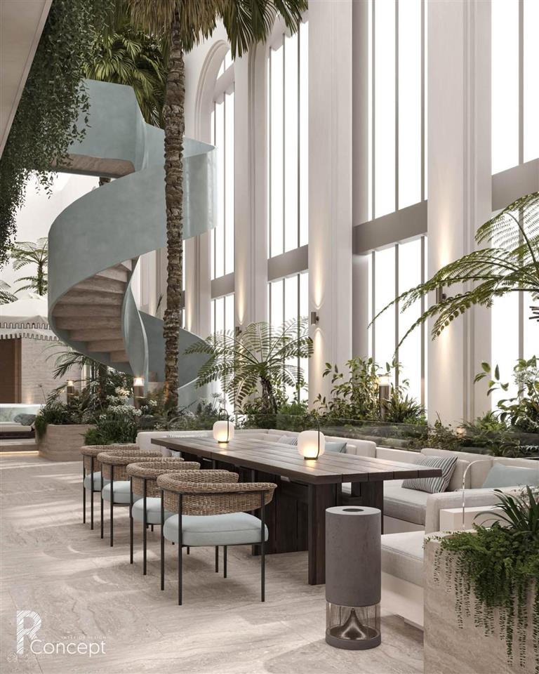 Biệt thự trên cao dòng villas sân vườn 517m2, trần cao 7,5m tại park city hà đông