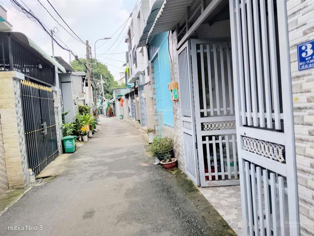 Bán nhà trệt lửng hẻm ô tô  lý thường kiệt, hóc môn  giá 3.4 tl