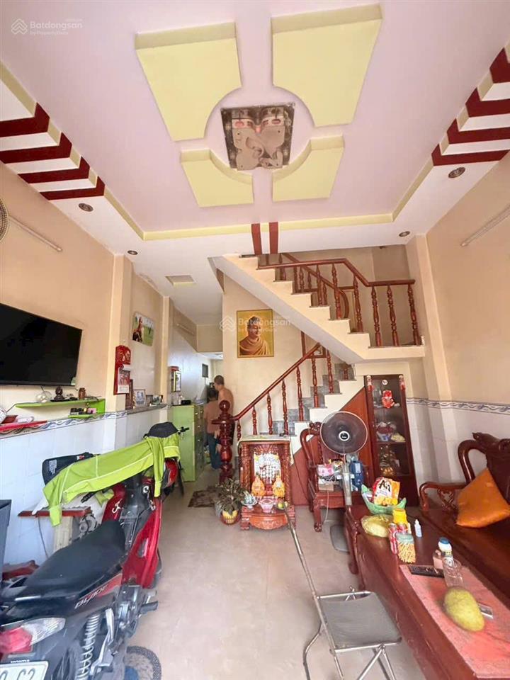 2,8 tỷ  nhà trệt lầu  hẻm ô tô  gần trường lý thường kiệt  thới tam thôn đông thạnh, hóc môn