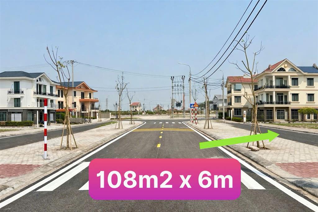 Chỉ 1.x tỷ đất quất lâm 108m2 mặt tiền 6m sát khu công nghiệp 400ha và quảng trường biển