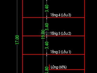 5.5 tỷ nhà mặt tiền đường trần thủ độ, p. phú thạnh, tân phú 55m², 2 tấm.