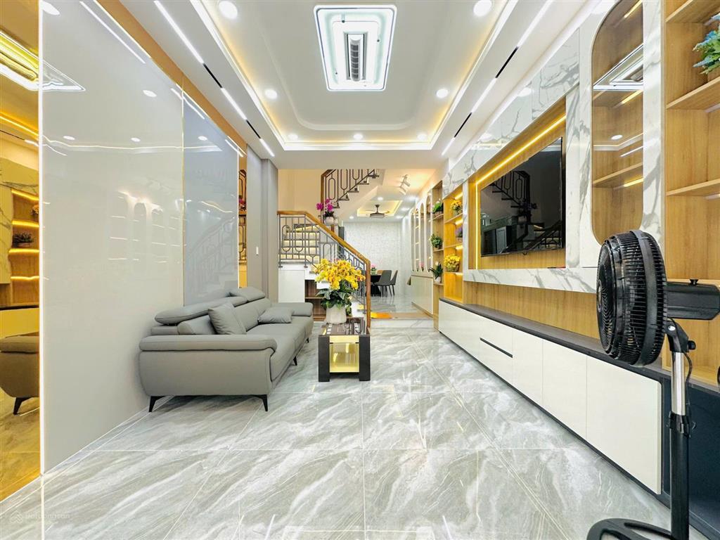Nhà mới full nội thất quận tân bình 377m2, 3 tầng giá chào 6.250 tỷ
