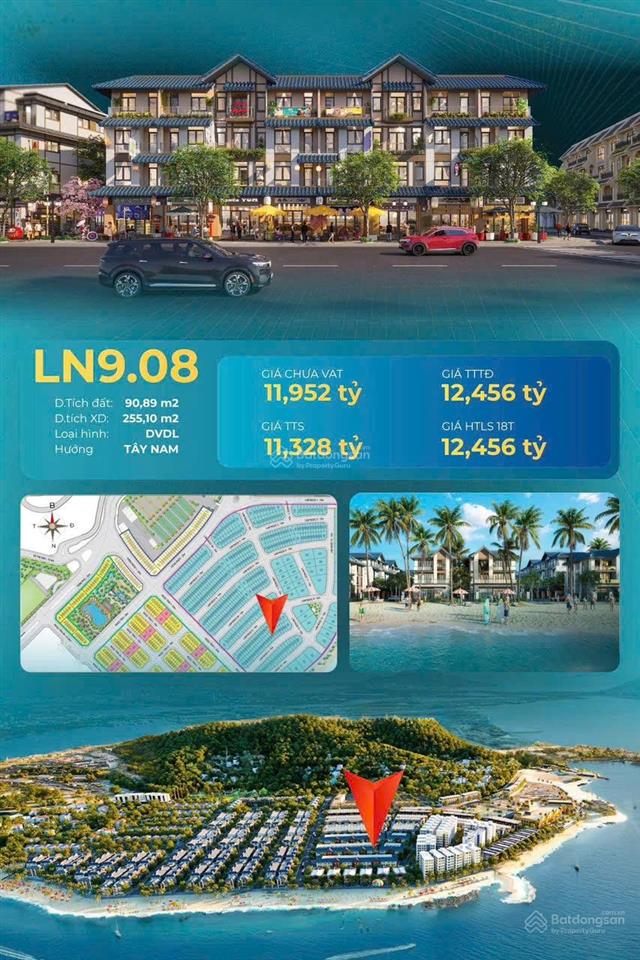 Căn thấp tầng dvdl ln908, phân khu lam ngọc, vinhomes pearl bay, gần bãi tắm vinhomes