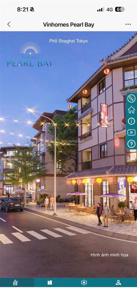 Dvdl căn góc vinhomes pearl bay trục chính kinh doanh phân khu lam ngọc gần chuỗi boutique hotel