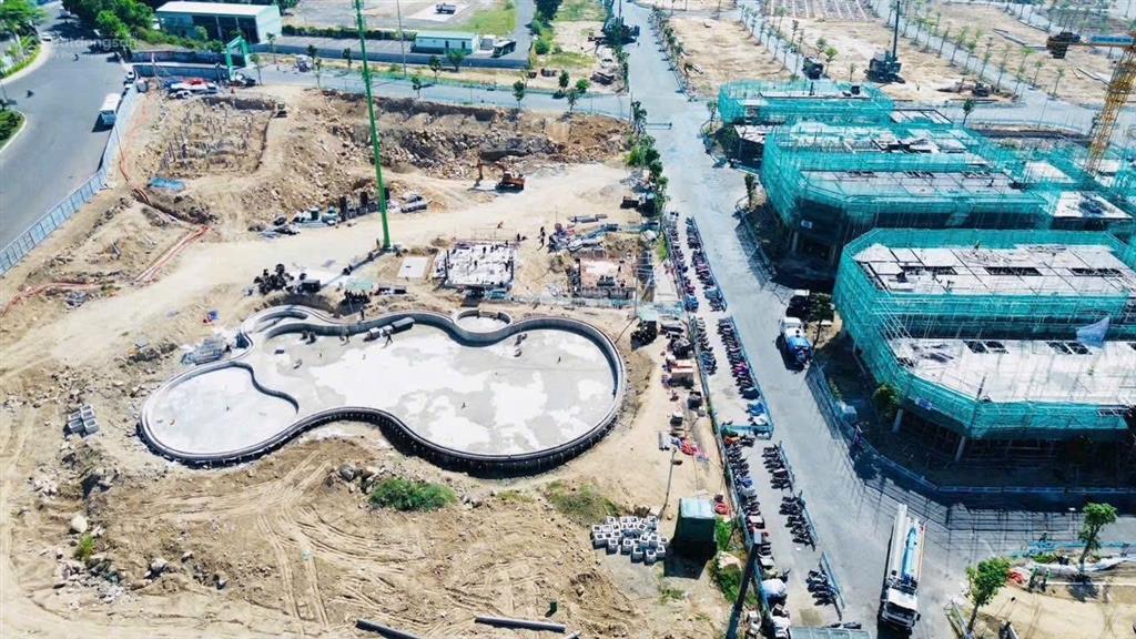 Mặt tiền trần phú vinhomes pearl bay  mặt tiền sau công viên & hồ bơi