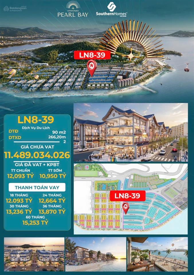 Dvdl lam ngọc vinhomes pearl bay  gần biển khu vực kinh tế đêm