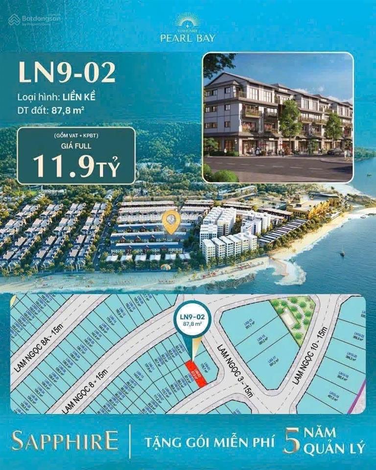 Liền kề 4 tầng kề góc lam ngọc vinhomes pearl bay