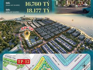 Liền kề sở hữu lâu dài vinhomes pearl bay mặt tiền trần phú sau lưng công viên & hồ bơi